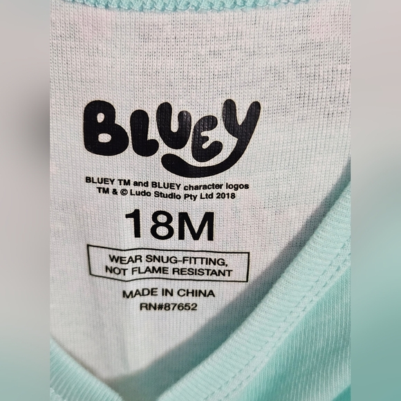 Kids Pajamas - Bluey 2 Sets Size 18mth - Picture 8 of 8